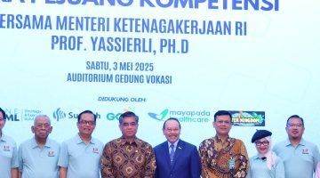 Menaker Ajak Pejuang Indonesia Kompeten Jadi Penggerak Transformasi Produktivitas Nasional